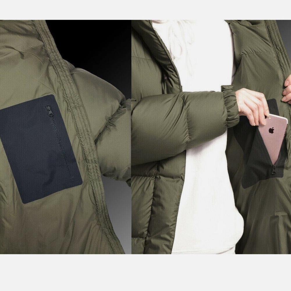 The North Face 800 fill tulpe green Vistaview Women's Green Coat - Picture 5 of 12